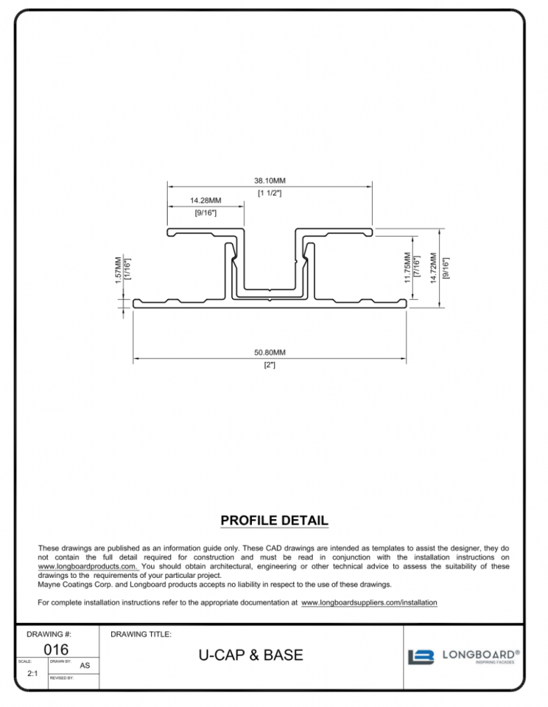 016 U-Cap and Base