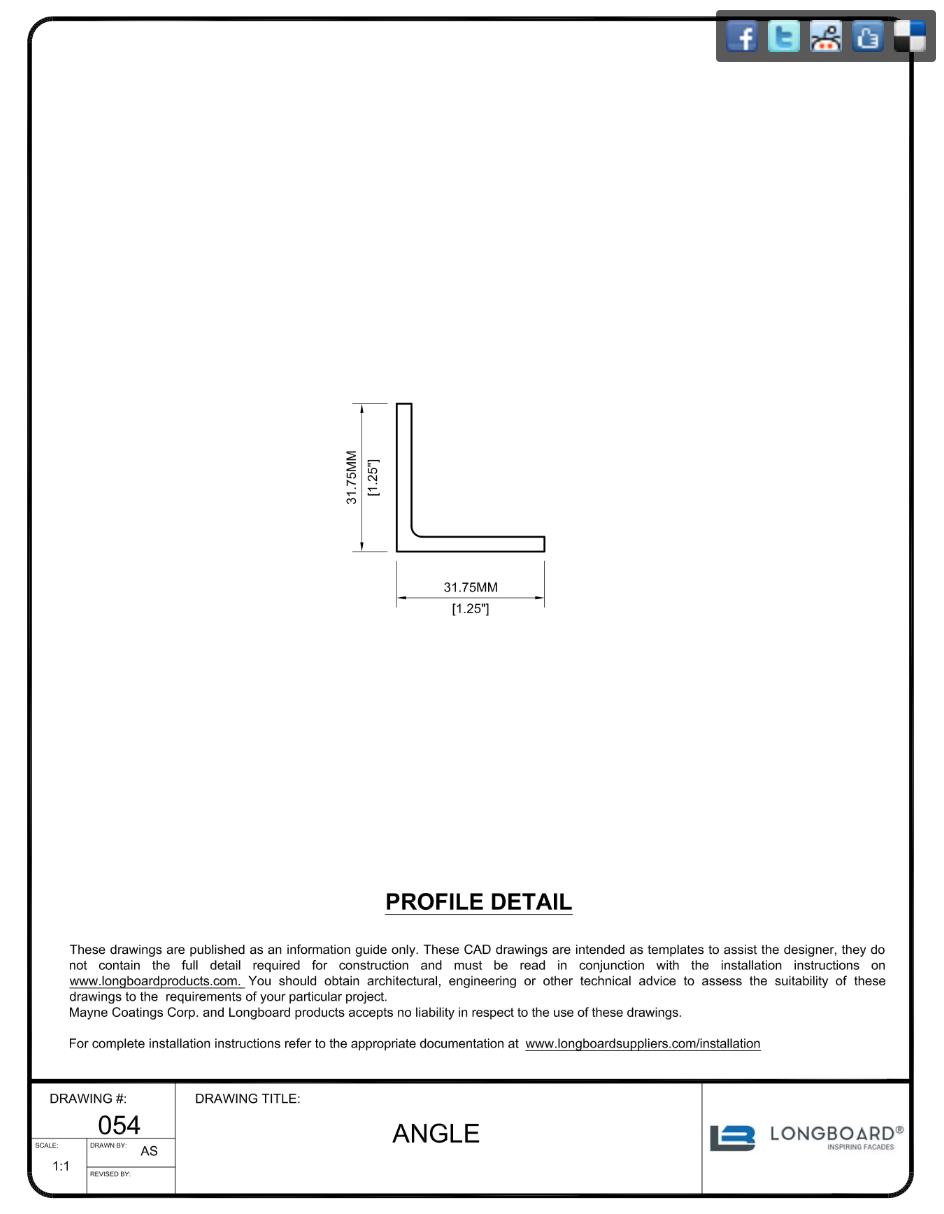 054 Angle bracket