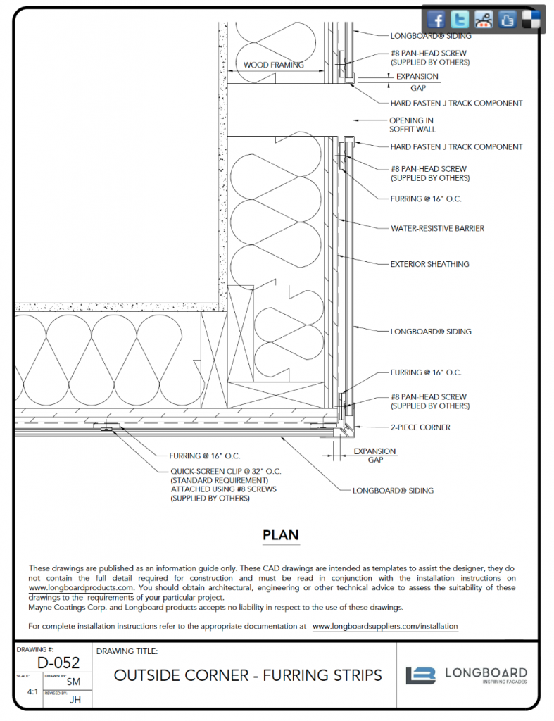 D-052 Outside Corner