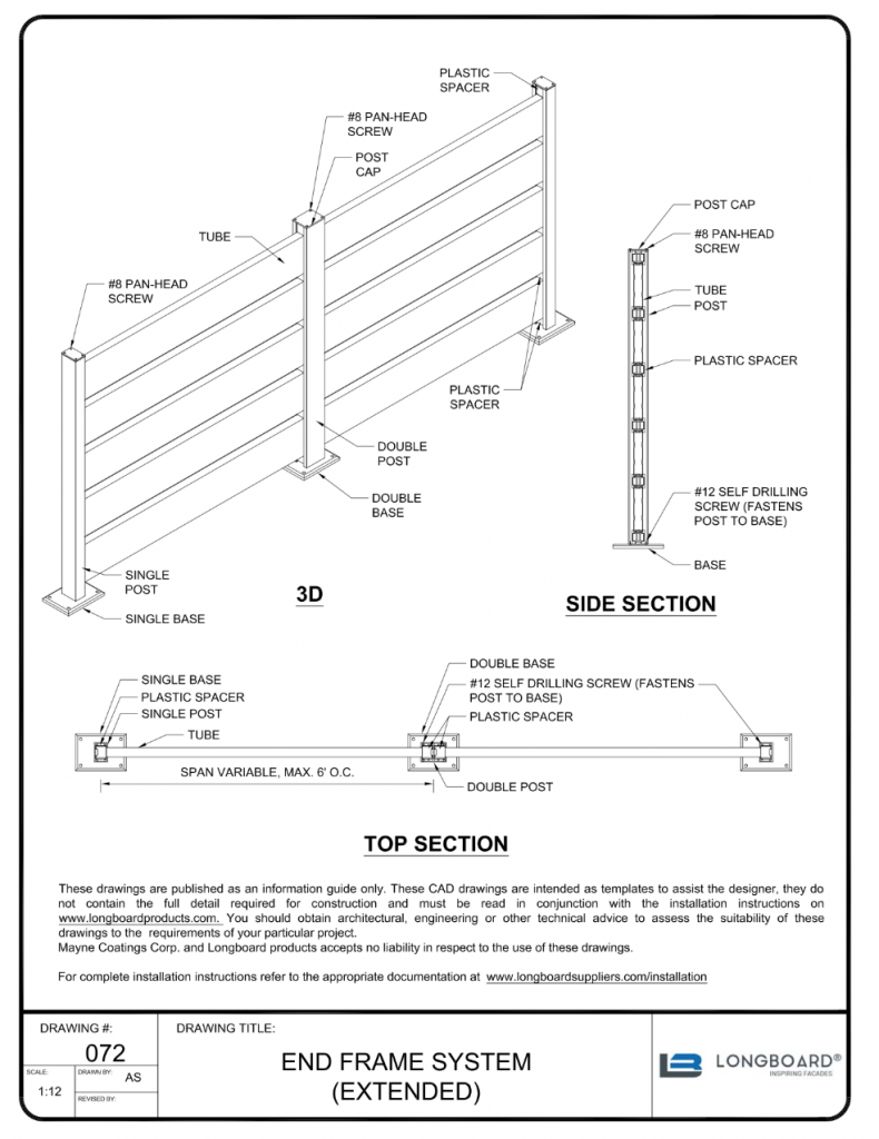 D-072 End Frame System Extended